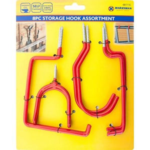 Marksman 8 Pc Storage Hook assortment - 68111