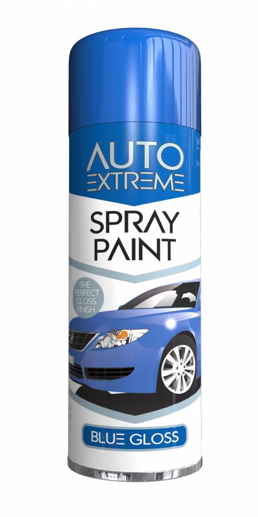 AX Blue Gloss Spray Paint 250ML - 1908