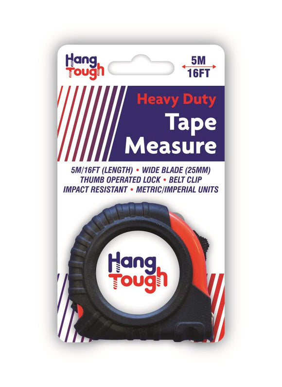 Hang Tough Heavy Duty Tape Measure - 5M 2058