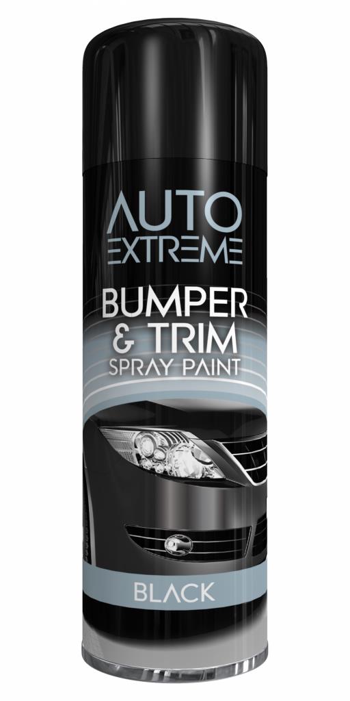 AX Bumper And Trim Black Spray Paint 300ml - 3181