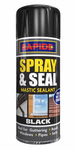 Rapide Spray And Seal Mastic Sealant Black 300ml - 3182