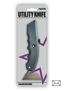 UTILITY KNIFE HEAVY DUTY 4 BLADES 7715