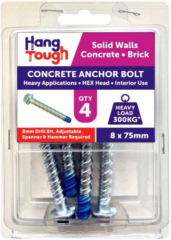 Hang Tough Concrete Bolt Anchor 8.0 X 75mm - 8511