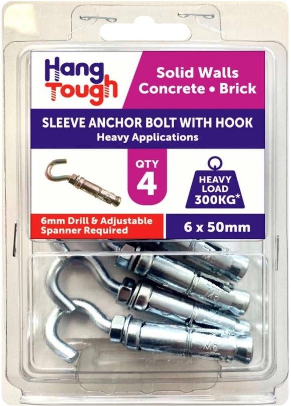 Hang Tough Shield Anchor With Hook Bolt 6.0x50mm - 8512