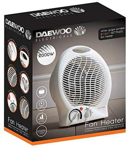 Daewoo 2000w Upright Fan Heater - HEA1138