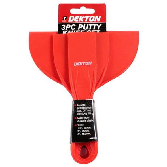 Dekton 3pc Plastic Putty Knife - 95892