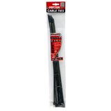 DEKTON 10 PC 9MM X 500MM BLACK CABLE TIE 70480