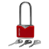 Dekton 40mm Long Shackle Covered Steel Padlock - 70228