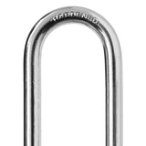 Dekton 40mm Long Shackle Covered Steel Padlock - 70228