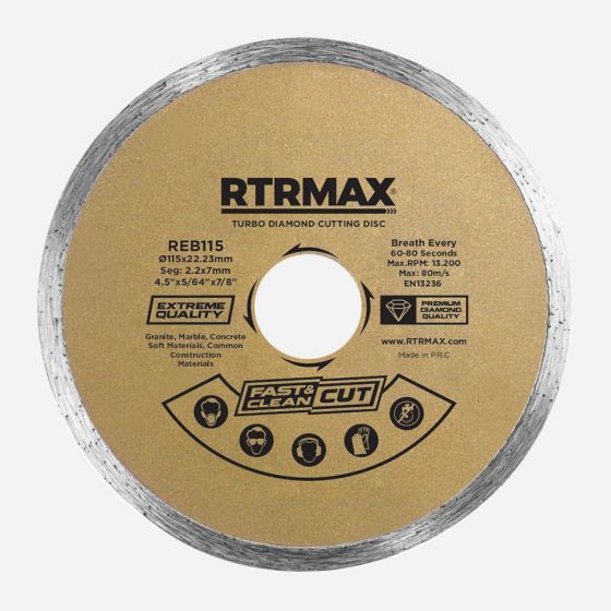 Rtrmax Diamond Tile Blade 115 X 22.2mm - REB115