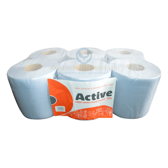 Tissue Rolls Blue Pack of 6 - TISS06B