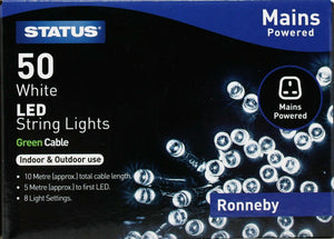 Ronneby 50 String LED C/While I/O MP Lig - RONNEBY50MCW6