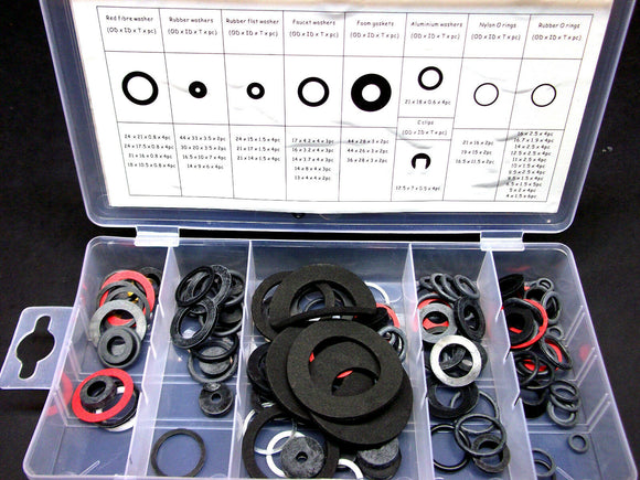 Toolzone 125pc Tap Ring & washer Assortment - HW175