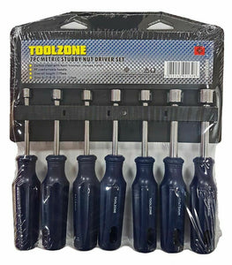 Toolzone 7pc Metric Stubby Nut Drivers-SD122