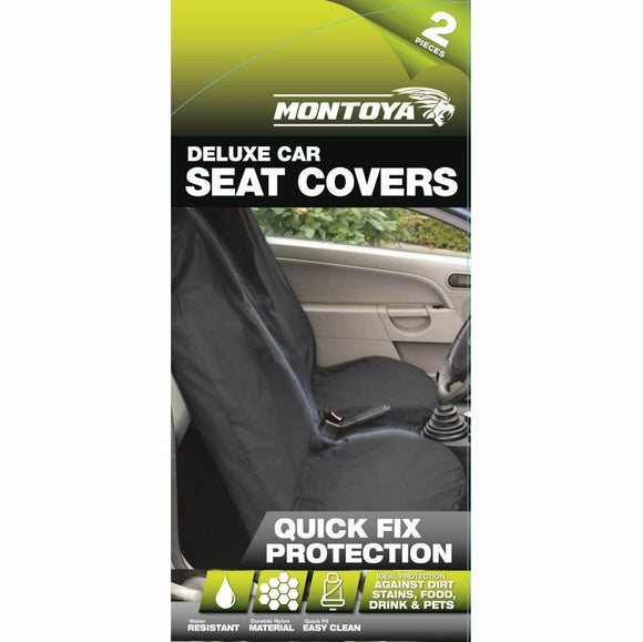 Montoya 2pc Car seat Cover  Deluxe-MT68045