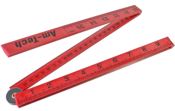 Am-tech 1m Folding plastic Ruler - P5185
