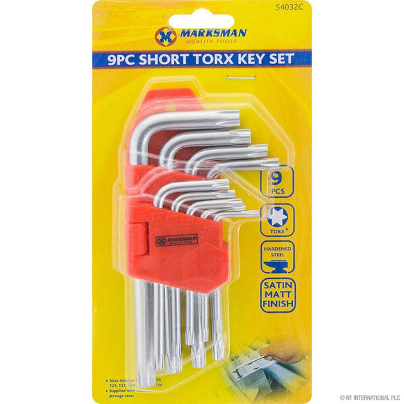 Marksman 9pc Short Torx Key Set-54032