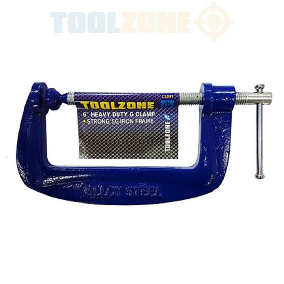 Toolzone 6 Haevy Duty G Clamp - CL091