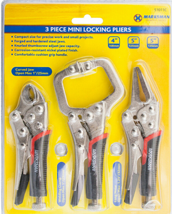 Marksman 3pc Mini Locking Plier - 51011