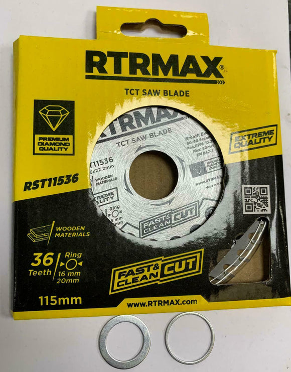 RTRMAX Wooden Saw Disc 115mm - RST11536