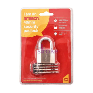 Amtech 40mm Security Padlock - T0720