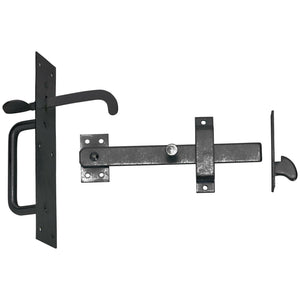 Parry 20/4L Medium Suffolk Latches - Long Thumb Piece Black - 20/4LPP000BK