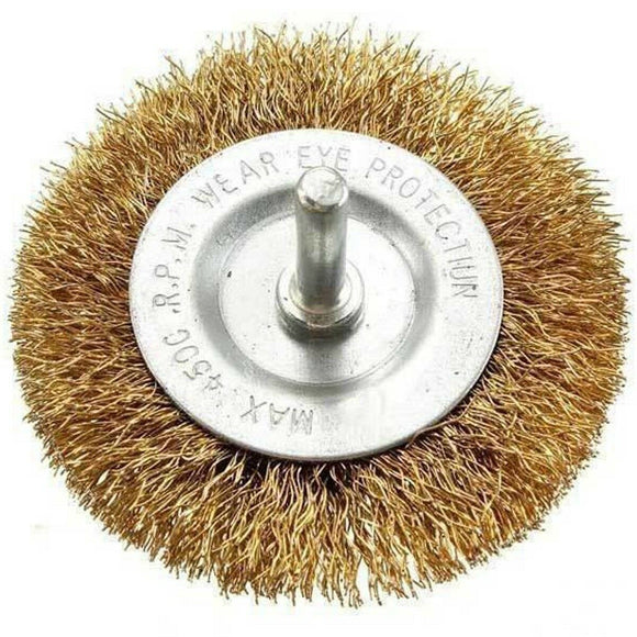 Toolzone 4 Flat Wire Wheel For Drill - DR210