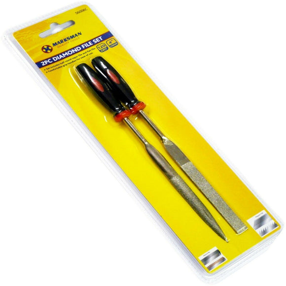 Marksman 2 pc Diamond File set 4/10 cm - 56006