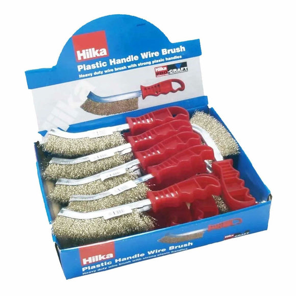 Hilka Brass Coated Wire Scratch Brush 24pc -49404001