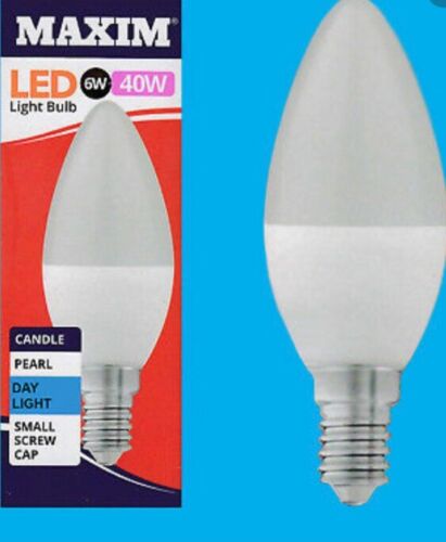Status 6W=40W Maxim LED Candle SES DL Prl SWx10 - 40MLCSESDL5X10