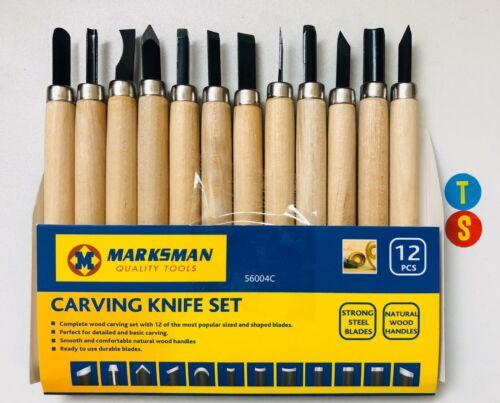 Marksman 12 pc Wood Carving Set-56004