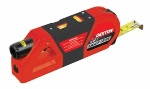 Dekton 3 in 1 Laser Level with Measure - 55190