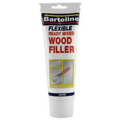 300g Squeezy Tube Bartoline White Dec Caulk Flexible Filler - 52720505