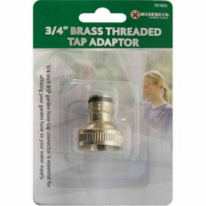 Marksman 3/4 Brass Threaded Tap Adaptor - 70165