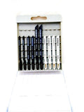 Kendo 10pc Mixed Jig Saw Blade Set Bosch Style-464010