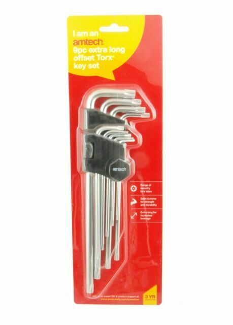 Am-Tech 9pc Offset Torx Key Set - I9126