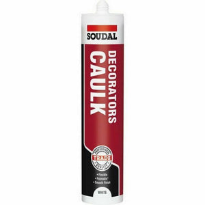 Soudal 290ml Decorators Caulk White - 121638