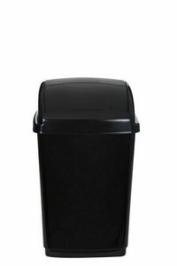 Whitefurze 50L Swing Bin Black - H10L46