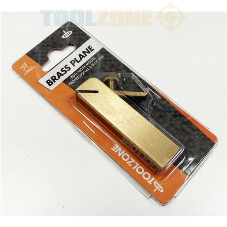 Toolzone Mini Bull Nose Plane Wood/Brass - HB256