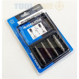 Toolzone 4PC Double Ended Screw Extractor Set - SD093