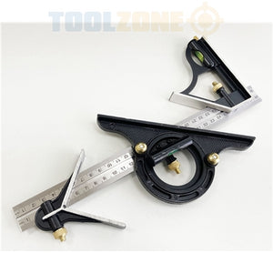 Toolzone 12 Combi. Square & Protractor - WW017