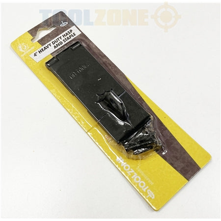Toolzone 4 Heavy Duty Hasp & Staples - LK083