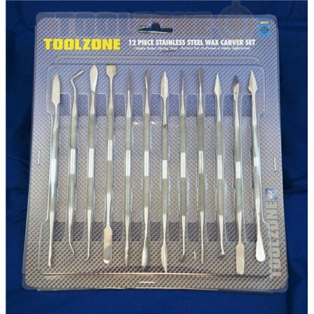 Toolzone 12pc Wax Carving Set - HB275
