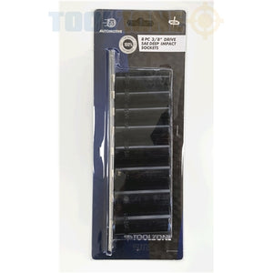 Toolzone 8pc 3/8 AF Deep Impact Socket Set - SS233
