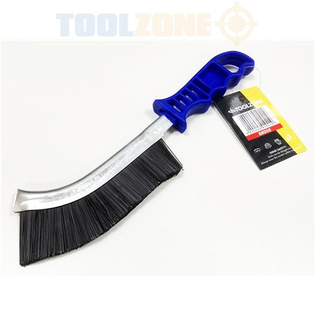 Toolzone  Hard PVC Bristle Curved Brush - BR058