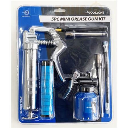 Toolzone 5pc Mini Grease Gun Kit - AU370