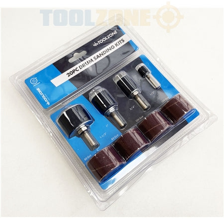 Toolzone 20pc Drum Sanding Kit - AB144