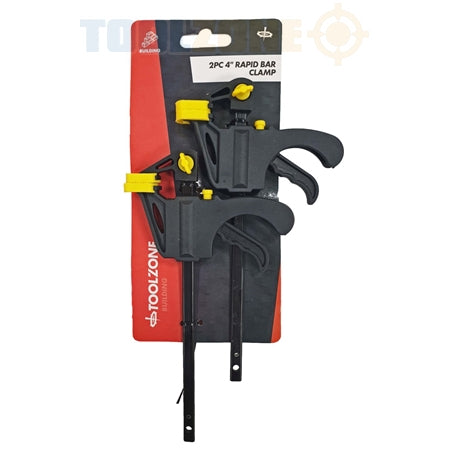 Toolzone 2 pc 4 Rapid Bar Clamp - CL107