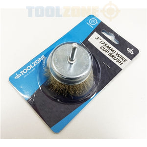 Toolzone 3 Wire Cup Brush - DR166