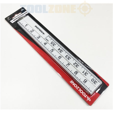 Toolzone 1M Folding Plastic Rule - MS165